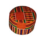 African Kufi hat | Kente Kufi | Unisex African hat Multicolored