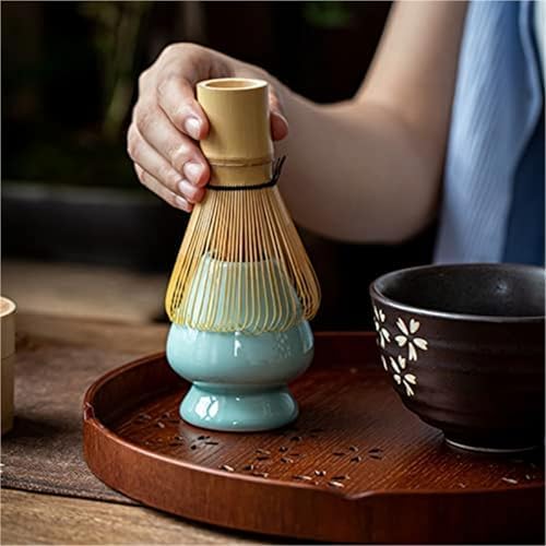 Handmade Japanese Matcha Whisk Set - 8-Piece Bamboo Tea Ceremony Kit with Chasen, Chashaku, Caddy & Tray - Complete Authentic Matcha Preparation Tools for Tea Lovers