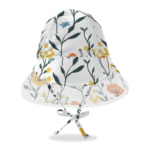 Unisex Baby Sun Hat Boy Beach Play Hats Girls UPF 50+ Adjustable Beach Essentials
