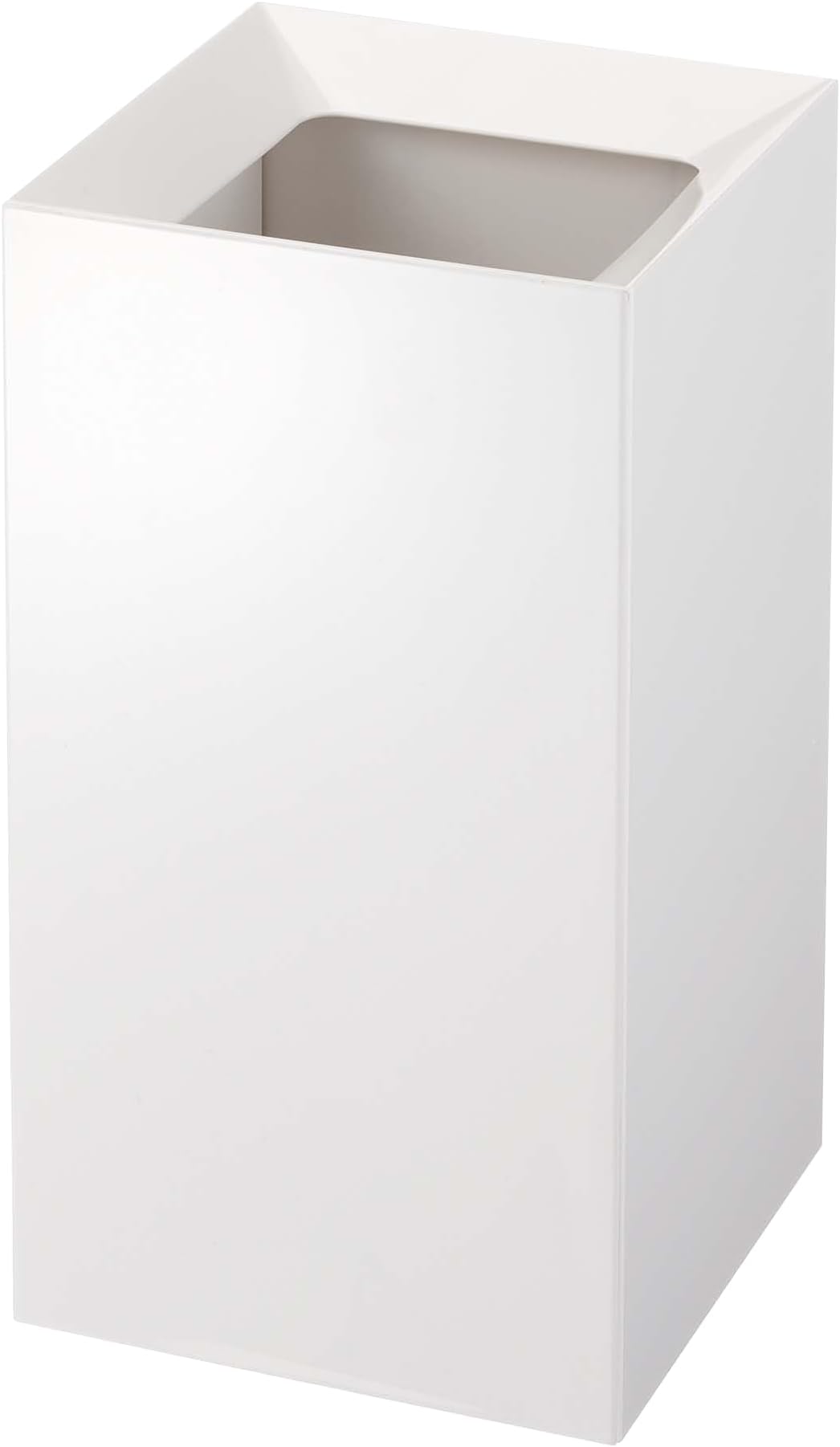 Home Veil Trash Can - Modern Open Top Garbage Waste Bin Basket with Handle - Abs Plastic - 2.5 Gallons, 10 Liters