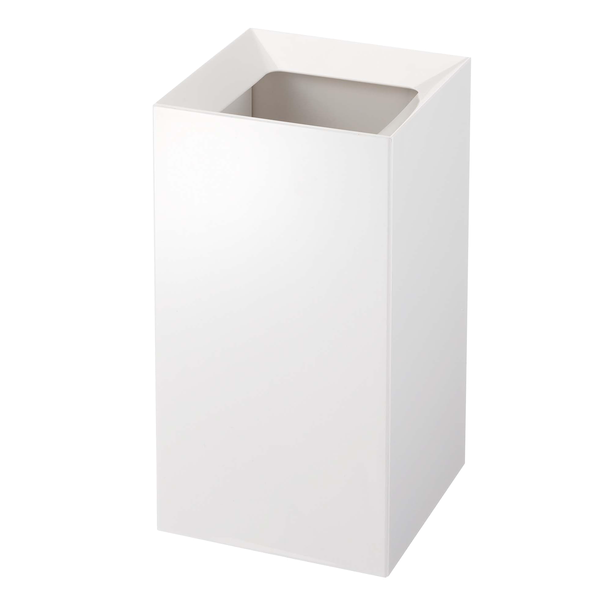 Yamazaki Home Plastic | Trash Can, One Size, White