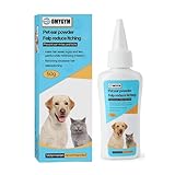 OMYGYM Dog Ear Cleaner Powder for Dogs - Effective Ear Hair Removal & Odor Control - Gentle Dog Ear Hair Removal Tool for Pet Grooming - Remove Ear Wax & Odor in Pets (1pc)