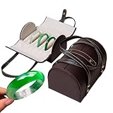 Generico Broches para mujer – 7 compartimentos pulseras, estuche joyas – Para pendientes, anillos, casa, oficina, viaje e ideas regalo mujer cumpleaños