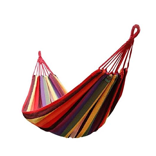 Honesh Outdoor Leisure Double 2 Person Cotton Hammock