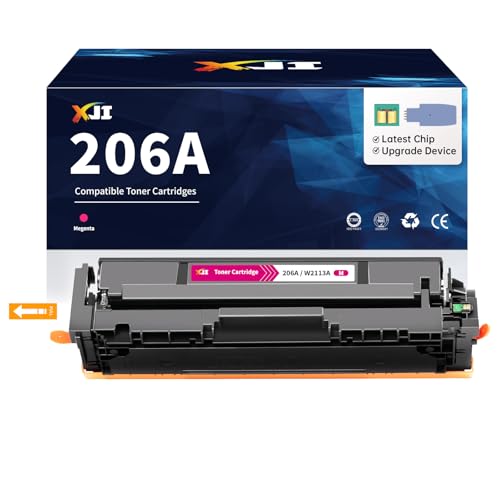 Cartouche HP 206A X 206X compatible W2113A magenta pour LaserJet Pro M255 M283
