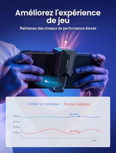Ventilateur de refroidissement Steam Deck JSAUX avec support intégré GP0201