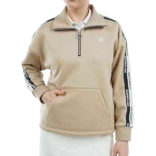[ニューバランス] ゴルフ ハーフジップスウェット (ストレッチ性) / レディース / 012-4262504 041_ベージュ 1 [M]