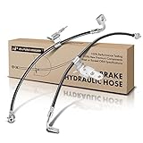 A-Premium Front Driver and Passenger Brake Hydraulic Hoses Compatible with Select Chrysler and Dodge Models - 300 2005-2010, Challenger 2009-2010, Charger 2006-2010, Magnum 2005-2008(Pack of 2)