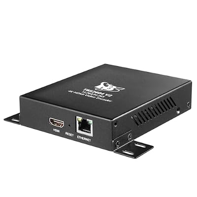 HD 4K HDMI Encoder, TBS2604v2 UHD H.264/H.265 Video Encoder Support HTTP HLS(m3u8) RTSP UDP RTMP RTMPS SRT Protocol for IPTV with Web UI Control