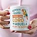 Imagen de MUGFFINS taza abuela divertida con frase Aunque hable como un loro es un tesoro en Español
