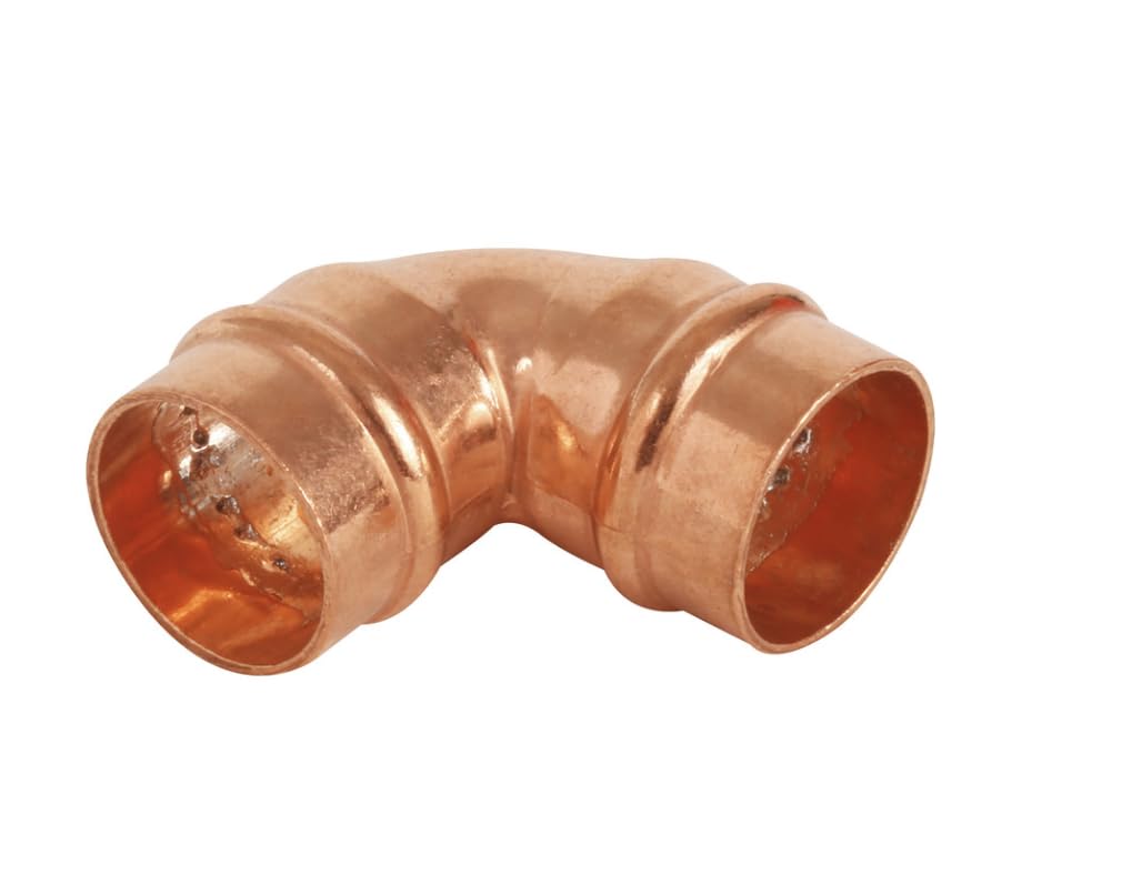 Housler 22Mm Solder Ring 90 Degree (Yorkshire) Elbow. Pack Of 3 Wrass Approved