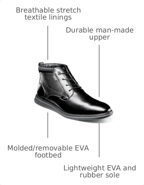 Image of Nunn Bush Chase Plain Toe Chukka Contemporary Fashion Boot