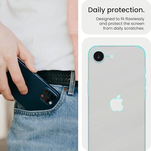 Image of ArmourPro Matte Back Screen Protector for iPhone 16e, Premium Ultra Thin TPU Back Membrane Guard, Anti-Glare, Bubble-Free, Edge to Edge Coverage, Fingerprint Friendly | 1 Pack
