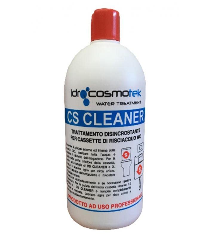 CS Cleaner WC Disincrostante Professionale POTENTISSIMO per Cassette di risciaquo WC. Prodotto AD Uso Professionale
