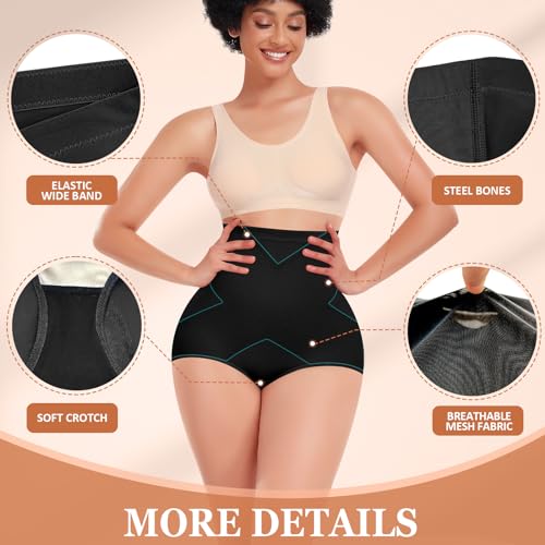 Image of Werena Tummy Control Shapewear for Women Shaping Panties Underwear High Waisted Cincher Body Shaper Slimming Panty Girdle