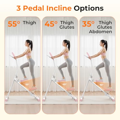 Image of OWLSKY Stair Stepper for Home,Vertical Climber Exercise Machine with Stable Triangular Frame, Smooth & Quiet Motion, Full Body Workout Equipment