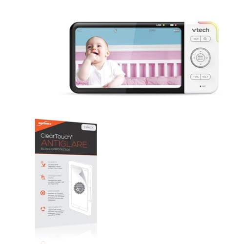 BoxWave Screen Protector Compatible with VTech RM5764HD - ClearTouch Anti-Glare (2-Pack), Anti-Fingerprint Matte Film Skin