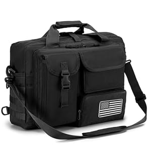 Tactical Messenger Bag, Tactical Briefcase for Man Military Laptop Bag Messenger Shoulder Bag