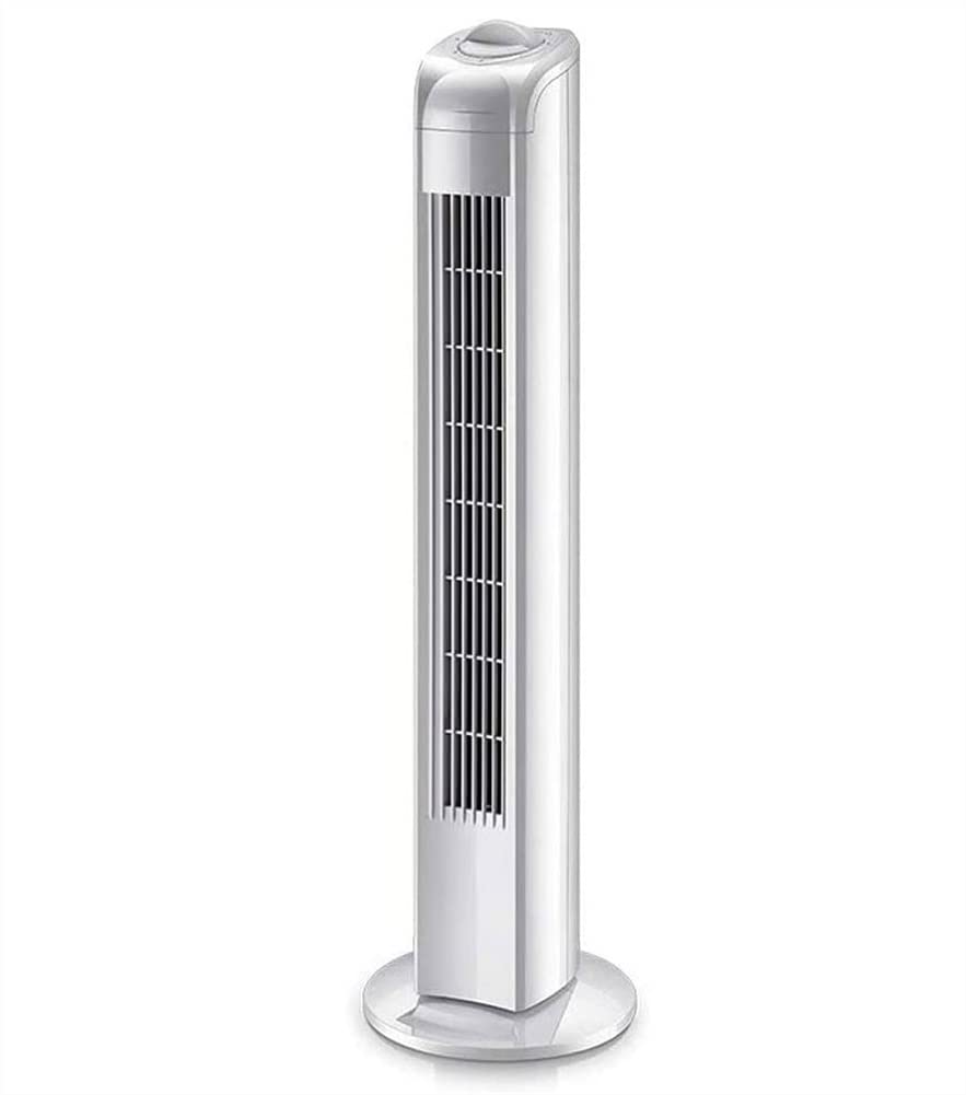 Tower Fan Bladeless Fan Oscillating Fan Quiet 3 Wind Speeds Suitable for Bedroom Living Room Home Office White
