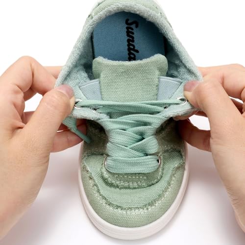 Image of Sundays Girls Sneakers Non-Slip Canvas Girls Shoes Comfort Kids Footwear