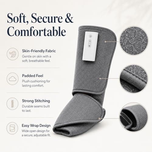 Image of Elnor Leg & Knee Massager | For Joint Pain & Arthritis Pain | Electric Knee Massage Machine | Useful For Arms 8 Elbows Also | 3 Mode of Vibration | 1 Year Warranty