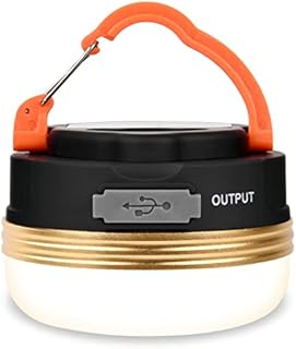 flintronic Camping Lantern, USB Rechargeable Glare LED Tent Light with Magnetic Base, Waterproof Portable Outdoor Tent Light, 3 Modes with SOS for Hiking Fishing Emergency Home