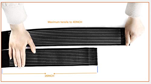 Ankle Support Brace 4Pack, Ankle Guards Adjustable Compression Ankle Braces for Sports Protection, Compression Knee Elbow Wrist Ankle Hand Support Wrap - Image 3