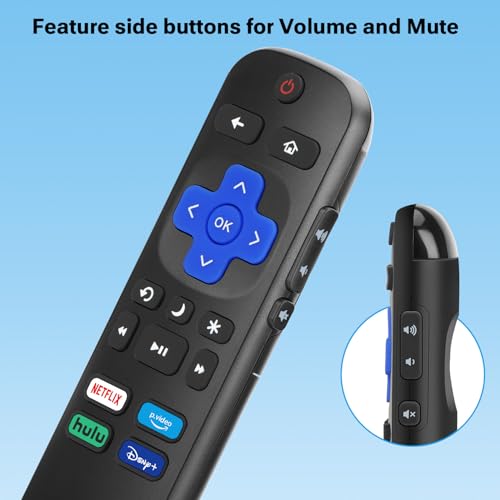 Image of for Roku TV Remote Control Replacement, Compatible with TCL /Hisense /Onn /Insignia /Sharp /Roku TVs