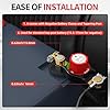 Joinfworld Top Post Battery Disconnect Switch 12V-48V Battery Kill Switch Negative On/Off Battery Switch for Cars, Vehicles, RVs and Boats #2