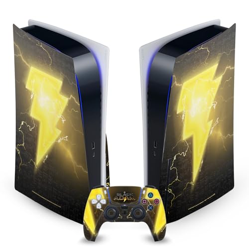 Skin PlayStation 5 disque autocollant manette DualSense protection vinyle logo Black Adam