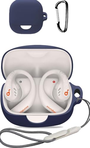 For Anker Soundcore AeroFit ProP[X Jo[yBAOLINTXzCX C[z p P[X VR[P[X ֗ s y یJo[ LYh~ ho hk yʏ^ یP[X h~ jp [ P[