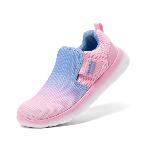 DREAM PAIRS Boys Girls Shoes Kids Slip on Tennis EZ-Ons MightyMovers Running Athletic Barefoot Zero...