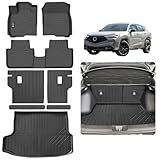 Floor Mat for 2025 2026 Acura ADX Trunk Mat & Backrest Mat，TPE All-Weather Set Cargo Liners Covering The Backrest, Custom Fit Non Slip-car mats Accessories