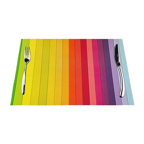 Set de table antidérapant lavable pour protéger la table de salle à manger des taches - 2