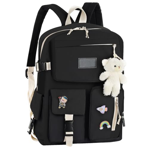 Splendrive Kids Backpack, Kawaii Printed Girls Bookbags for Preschool, Lightweight School Backpack for Primary and Elementary and Kindergarten, Waterproof Teen Backpacks