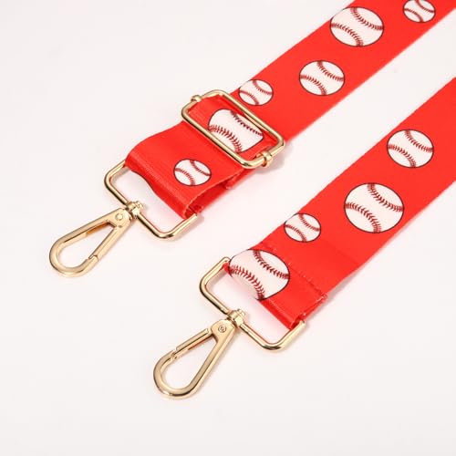 Image of NVENF Game Day Purse Strap Replacement Baseball Basketball Soccer Golf Crossbody Shoulder Bag Straps for Stadium Clear Purse (Style F)