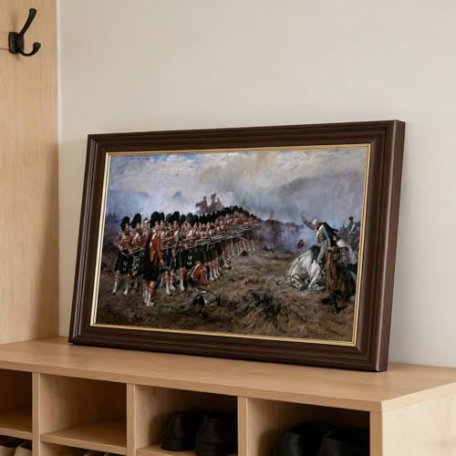 Poster The Thin Red Line Robert Gibb 20x30 cm impression sur toile avec cadre suspendu pour mur - 3