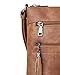 MASINTOR Crossbody Purses for Women, Multi Pocket Casual Crossbody Bag, Adjustable Strap Shoulder Bag with Tassel
