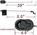 FOLAI Recliner Replacement Parts - Universal Black Metal Pull Recliner Handle with Cable - fits Recliner Couch Style Pull Chair Release Handle for Sofa