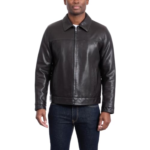 Image of Tommy Hilfiger Men's Classic Faux Leather Jacket