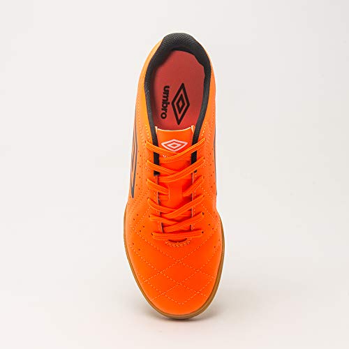 Tênis Umbro Neo Striker, Masculino, Laranja Fluor/Preto/Branco, 40