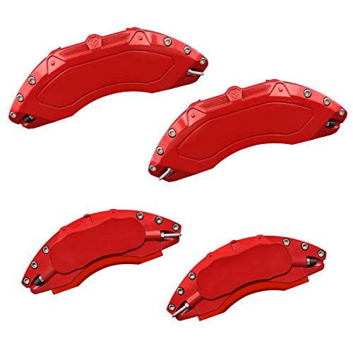AOOA Aluminum Caliper Covers fits 2011-2020 Dodge Durango 2011-2020 Limited/Citadel/R/T,Jeep Grand Cherokee Limited/Overland/Overland Summit 2011-2016 (Set of 4)