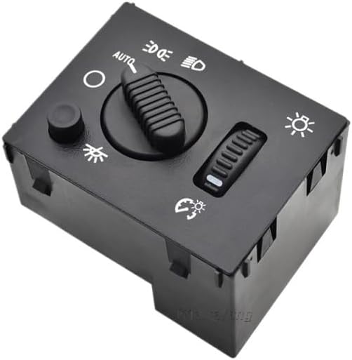 Applies to Headlight Fog Light Switch for Silverado GMC Sierra Yukon 2003-2007 19381535 15194803 D1595G Head Light Lamp Dimmer Switch(Fog Light Switch)