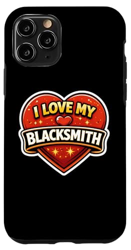 I Love My Blacksmith ���f�B�[�X �� �K�[���t�����h �� �� �}�} �X�}�z�P�[�X iPhone 11 Pro �p