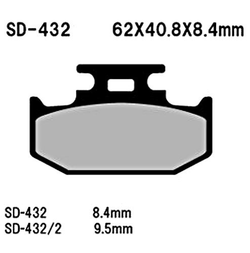 Amazon | ベスラ(Vesrah) ブレーキパッド オーガニック SD-432
