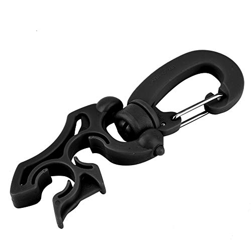 Diving Clip Regulator Holder for Secure Hose Placement Designed for Dive Snorkeling Adventures (Black)