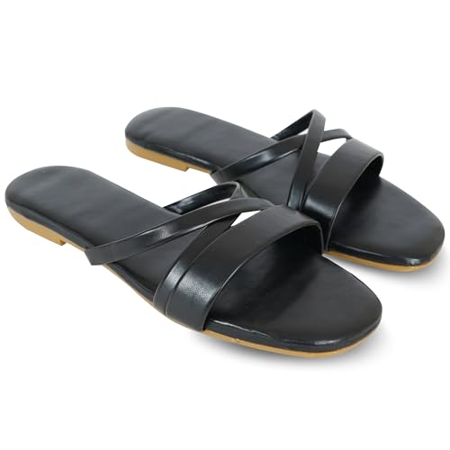 Image of DFR Women Casual Cushioned Flat Slippers Woman