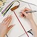 10Pcs Bible Ribbon Bookmark Multi Ribbon Page Marker Bulk Artificial Leather Book Markers,Colorful Ribbon (10)