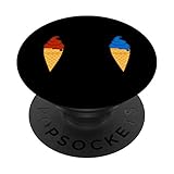 Ice Cream Cones Boobs Funny 4th Of July Girlfriend Gift PopSockets Grip and Stand for Phones and Tablets