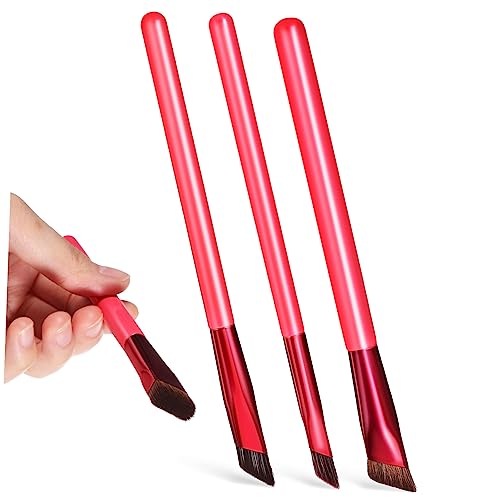 Beavorty 3pcs Brow Eyebrow Brush Set Eyebrow Brushes for Hair Stroke Realistic Makeup Supplies